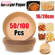 ELO11 20/50/100Pcs Baking Paper, Oil Proof Waterproof Air Fryer Paper, Durable Disposable Non-Stick 