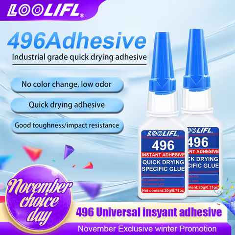 20g General-Purpose Super Glue - Strong Bond for Shoe Leather, Fast-Drying, Bonus Applicator Kit for