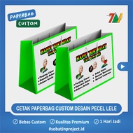 Print Custom Gift Paper Bags for Pecel Lele 1st Anniversary