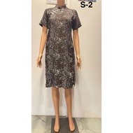 (READY STOCK) SW0088CSDRHB2 Traditional Hand Block Printed Batik Lady Cheongsam Dress Made In Malays