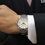 seiko精工簡約商務szsb011黑金小gs自動機械背透男士手錶