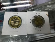 澳門1999年澳門特別行政區 回歸紀念幣一對