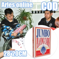 Jumbo Poker Cards 54 Sheets 28x20CM / Big Poker Cards / Jumbo Playing Cards 9 times / Wedding Poker 