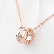 【Pawnable】 Bv Bzero1 Diamond Necklace Rose Gold 39-46Cm