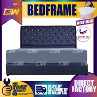 [ FREE 1 X RM99 KING KOIL PILLOW ] ⚡️ PROMOTION ⚡️ Neptune Series Leather Divan Box Bedframe Only / Bed Base / Katil - Queen / King Size (Mattress / Tilam Not Included)