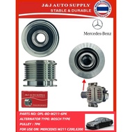 OPL-BO-W211-7PK BRAND J&J ALTERNATOR CLUTCH PULLEY BOSCH TYPE 7PK FOR USE ON: MERCEDES W211 C200,E20