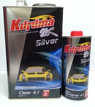 แลคเกอร์ แลคเกอร์2k TOA KURUMA Silver 4:1 แลคเกอร์เคลือบรถยนต์ แลคเกอร์เคลือบเงารถ คูลูม่าร์ ซิลเวอร