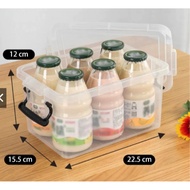 J4B Transparent Storage Box With Lid Organizer Stackable Container Waterproof 15L/25L/40L/55L/80L/10