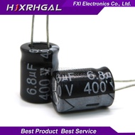 10PCS  400V6.8UF  10*13 6.8UF 400V 10*13MM Electrolytic capacitor New original