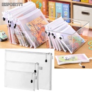IESPOIR1T1 Document Storage Bag, Zipper Mesh Storage Pouch, Multi-function A4/A5/A6 Cosmetic Makeup 