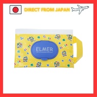 Marushin Elmer the Elephant Smile Elmer Tissue Case, Portable Wet Sheet Case, Perfect for Outdoors, 