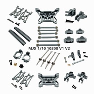 Aluminum Metal Alloy Upgrade Parts for Hyper GO MJX 1/10 10208 V1 V2 RC Crawler Car Front Rear Stee