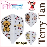 Cosmo Dart Fit Flight Design Dart Flight - Terry Tan (Shape)