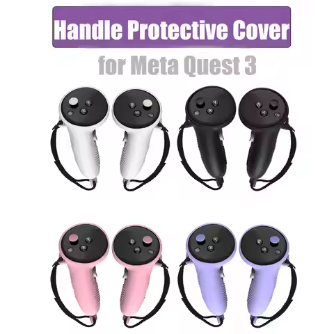 Handle Protective Cover For Meta Quest 3 Controller Silicone Case Protector Grip Rocker Anti-Drop fo