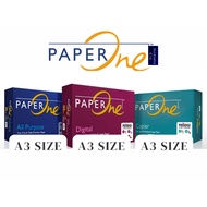PaperOne Bond Paper - A3 All Purpose Paper 80 gsm - 500 Sheets/Ream