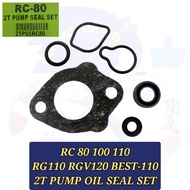 1SET SUZUKI RC80 RC100 RC110 RC 80 100 110 BEST RG SPORT RGS RG110 RGV RGV120 2T PUMP PUM OIL SEAL K
