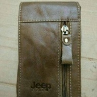 HP Jeep 6309 Men's Leather Phone Case Wallet