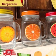 BARU!! Gelas Mr.DIY/gelas jar/450ml/mug jar lucu/ gelas minum/botol