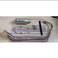 rusi classic 250 full exhaust system sc project