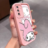 Casing hp for Samsung A17 4G A17 5G M17 5G F17 5G Case Pink Strawberry Rabbit Silicone Case Hard Ces