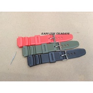 Rubber Strap for Casio WS200 W-S200 WS 200 WS200H W-S200H Watch