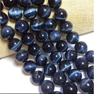 1 ST 15.5cm Long Natural Blue Tiger eye Polished Beads 6 mm/ Top High Quality Stone/for Jewelry