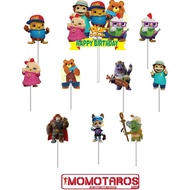 Didi and friends cartoon movie cake Topper