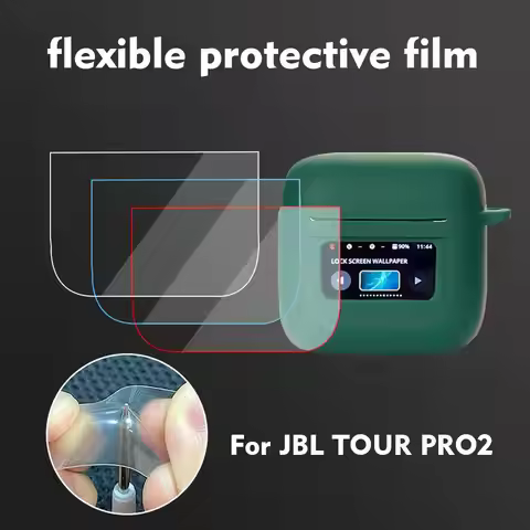 For JBL TOUR PRO 2 Earbuds LCD Screen Protector TPU Hydrogel Soft Film HD Clear Anti Scratch Bubble 