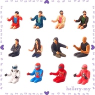 [HelleryMY] People Figure Scene People Figure Model Car Kits Kit Little People Resin Diorama Figurin