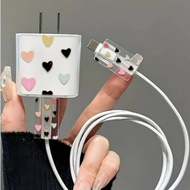 IPHONE Cute 18w/ 20w Charger Case for Love Color Charger Protectoriphone