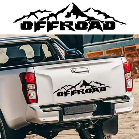 Off Road Car Sticker Truck Pickup Trunk Door Vinyl Decal Accessories For Isuzu Dmax Ford Ranger F150