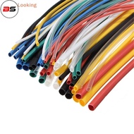 BS 8Size 70pcs Assortment 2:1 Heat Shrink Tubing Tube Sleeving Wrap Wire Cable Kit