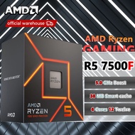 AMD Ryzen 5 7500F R5 7500F 3.7GHz 6-Core 12-Thread CPU 5NM L3=32M 100-000001015 Socket AM5 Tray New