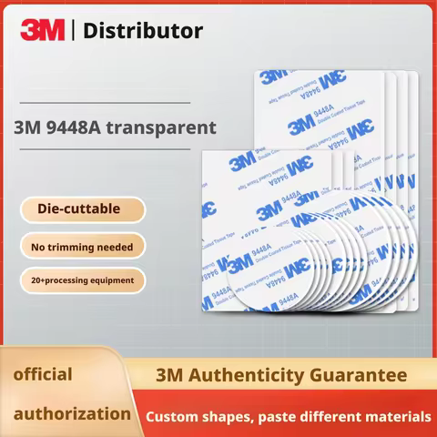 3M 9448A Double-Sided Tape Die-Cut High Temp Resistant Strong Residue-Free Song Brocade DIY High-Vis
