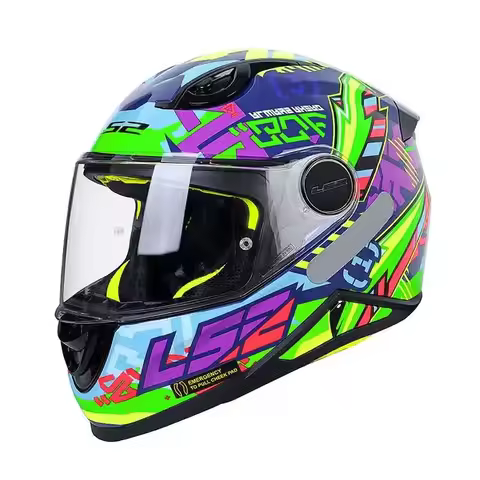 LS2 Child Motorcycle Helmet ECE 22.06 Approval Kid Children Full Face Helmet Lightweight Moto Kartin