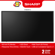 Sharp 4K UHD Touchscreen TV (70 inci-80 inci) AQUOS Touch 4K HDR Touchscreen TV 4TB70DR1X / 4TB80DR1X