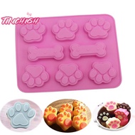[TinchighM] Silicone Baking Mold Dog Bone Dog Footprint Cake Mold Food Grade Baking Mould [NEW]