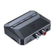 NFC Bluetooth 5.3 Audio Receiver Stereo Lossless Music U Disk/TF Card RCA 3.5mm AUX interface With M
