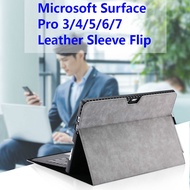 New 2020 Surface Pro X surface go 2 Case for Microsoft Surface Pro 6 7 7+ plus Leather Sleeve Flip Tablet bag for surface pro 5 4 Trifold Stand Pouch Solid Protective Cover for surface go
