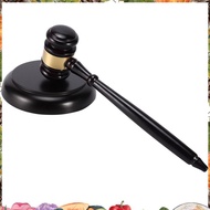 Wooden judge's gavel auction hammer with sound block for attorney judge auction handwork