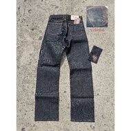 GUPE 15Oz Jeans. (Hidden Arc) Midnight Color Three Small Cylinders Straight Large 720.- Denim