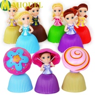 MIQUELZA Cupcake Princess Dolls, Cupcake Princess Cupcake Mini Dolls, Kawaii Transformed Scented Mag