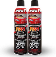 2-Pack - FW1 Waterless Car Wash & Wax พร้อม Carnauba สำหรับหลายพื้นผิว-Cleaning Wax Ultra Shine Spra