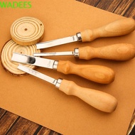 WADEES Skiving Beveling Tool DIY A4/ A6/ A8/A12mm Leather Cutting Tool Edge Beveler Tool Leather Car