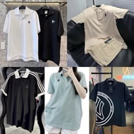 |STANDARD PRODUCTS REAL PHOTOS| M lb polo d as polo shirt 3 stripes basic form unisex standard 1:1 p