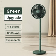 JISULIFE Table Fan 8000mAh Battery Rechargeable Standing Portable Cooling Desktop Desk Fan