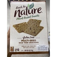 ขนมปังกรอบ รสงา และเมล็ดแฟล็กซ์ ตรา แบค ทู เนเจอร์ 113 G. Gluten Free Multi Seed Cracker ( Back to N