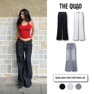 THE CROW - Women's Ultra Low Waist Flared Jeans R2511_730 Flared Jeans Low Waist Jeans