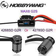 HOBBYWING EZRUN MAX8 G2S 160A ESC 4268 2500KV 4278 2250KV G2R Motor Brushless Senored Combo for 1/8 