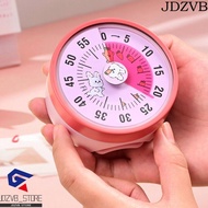 JDZVB Visual Timer, 60-Minute with Stand Mechanical Timer, Cute Stopwatch Alarm Clock Self-disciplin